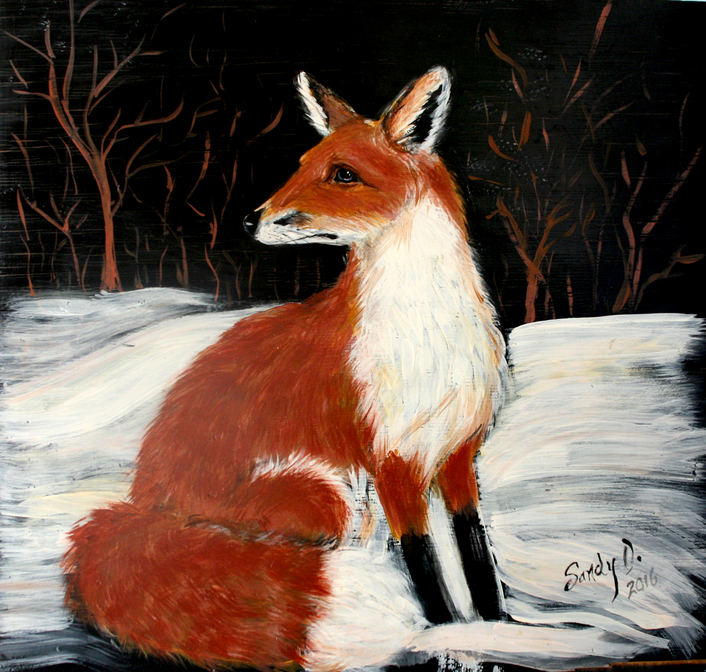 Fox Painting